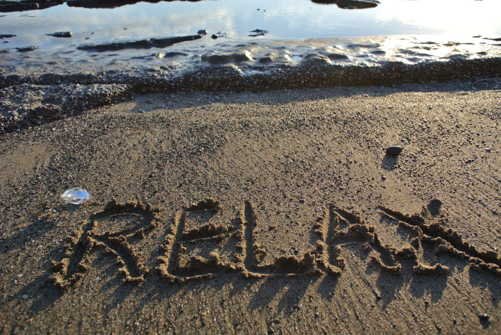 sand and sea relax